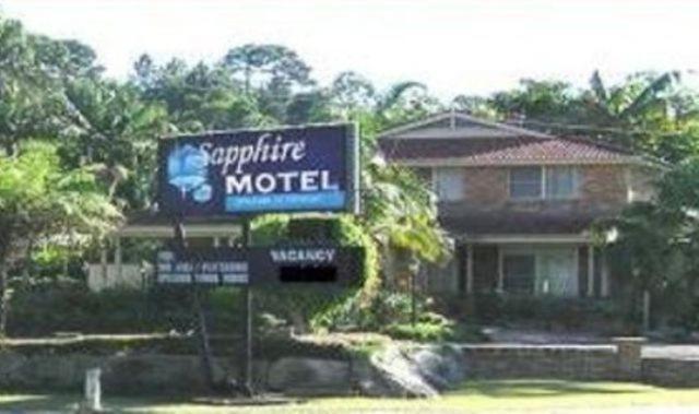 Sapphire Motel Korora Exteriör bild